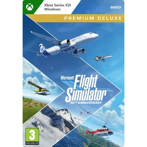 Offerta a tempo: Microsoft Flight Simulator 40th Anniversary - Premium Deluxe Edition | Xbox & Windows 10 - Codice download - 60% da 119.99 € a 47.99 €