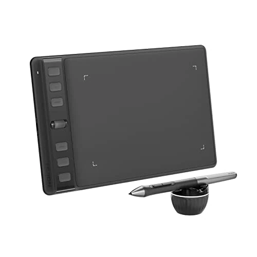 Offerta a tempo: HUION Inspiroy 2 S Tavoletta Grafica, 6,3 x 3,9 Pollici Tavoletta da Disegno Portatile con 6 Tasti a Pressione + Scroller e PW110 Penna Digitale Senza Batteria, per Windows/Mac/Linux/Android/ChromeOS - 34% da 74.99 € a 49.73 €