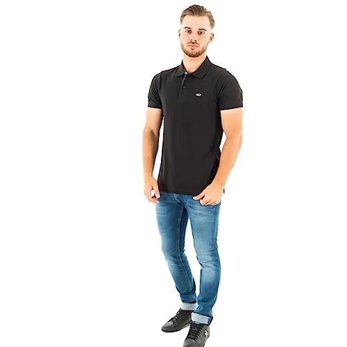 Limited offer: Tommy Jeans TJM Slim Placket Polo S/S Men's from 69.90 EUR to 40.90 EUR (save 41%)