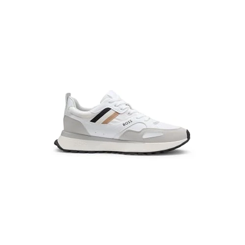 BOSS Jonah Runn - Zapatillas Deportivas para Hombre con Suela de Goma EVA, Blanco, 43 EU