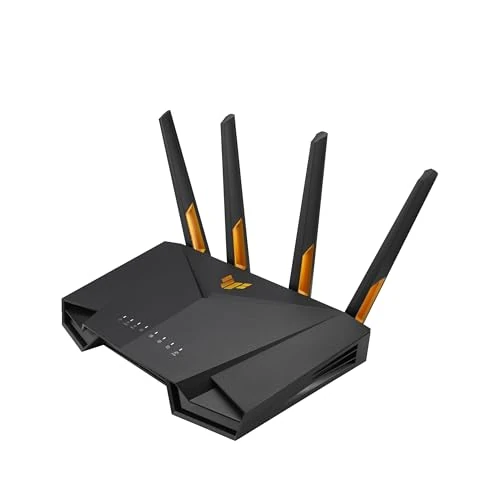 Offerta a tempo: ASUS TUF-AX4200 Router Estendibile con Mobile Tethering, Alternativa ai Router 4G 5G, Gaming, Dual Band, WiFi 6, Mobile Game Mode, Port Forwarding, 2.5G BPS, AiProtection PRO, Sicurezza di Rete — 34% da 159,99 € a 106,00 €