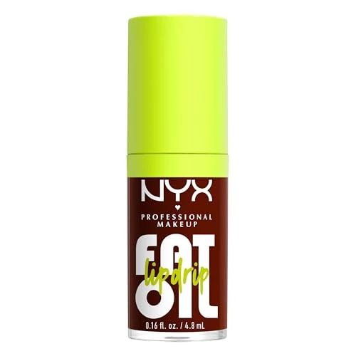 Zeitlich begrenztes Angebot: Nyx Professional Makeup Feuchtigkeitsspendender Lipgloss, Intensiver Glanz und bis zu 12 Stunden Pflege, Mit dickem Applikator und nährenden Ölen, Fat Oil Lip Drip, Farbe: Status Update, 1 Stück von 20.99 € auf 6.40 € (69.51% 