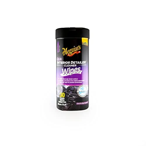 Limited-time offer: Meguiar's G13600EU Quik Interior Detailer Cleaning Wipes (tub of 30) from 10.00 GBP to 9.00 GBP (save 10%)