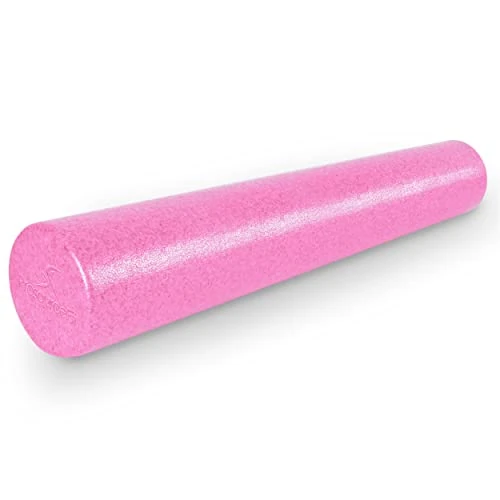 Offerta a tempo: ProsourceFit High Density Foam Rollers 36 - inches long,Firm Full Body Athletic Massage Tool for Back Stretching, Yoga, Pilates, Post Workout Muscle Recuperation, Pink - 0.00% da 22.98 € a 22.98 €