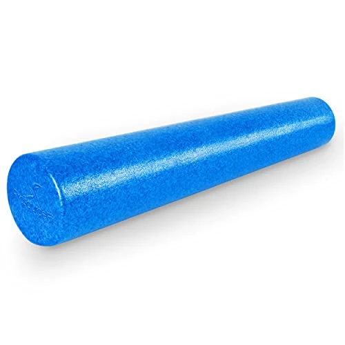 Offerta a tempo: ProsourceFit High Density Foam Rollers 36 - inches long,Firm Full Body Athletic Massage Tool for Back Stretching, Yoga, Pilates, Post Workout Muscle Recuperation, Blue - 27% da 22.99 € a 16.75 €