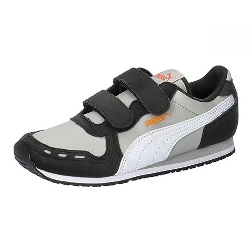 Offre limitée : Puma Unisex Kids Cabana Racer Sl 20 V Ps Sneakers, Ash Gray-Puma White-Puma Black, 34 EU de 37.95 € à 28.51 € (25% de remise)