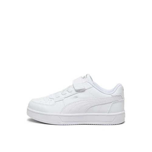 Puma Puma Caven 2.0 Ac+ Ps Turnschuhe für Kinder, Puma White-Puma Silber-Puma Schwarz, 11.5 UK