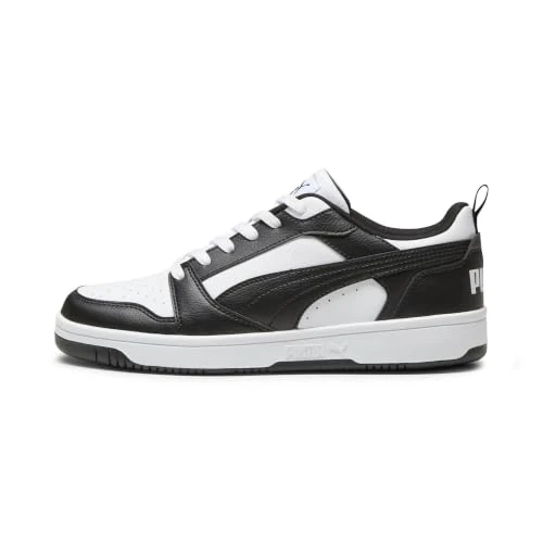 Oferta limitada: PUMA Rebound V6 Low, Zapatillas Unisex adulto, Puma White Puma Black Puma White, 40.5 EU de 69.95 € a 45.00 € (ahorro 36%)