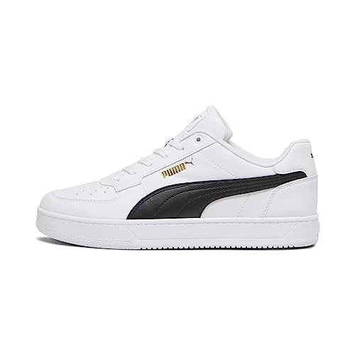 Offerta a tempo: PUMA Caven 2.0, Sneaker Unisex - Adulto, White Black Gold, 40.5 EU - 44% da 64.95 € a 36.52 €