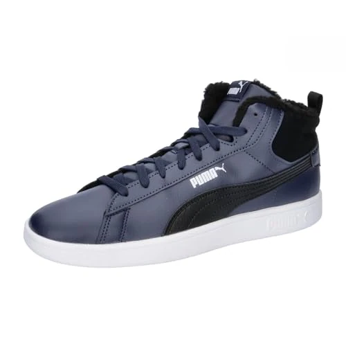 Offerta a tempo: PUMA Unisex Smash 3.0 Mid Wtr Scarpe da ginnastica, Navy Black White Blue, 37 EU - 39% da 69.95 € a 42.95 €