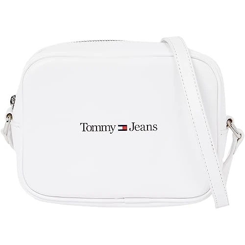 Tommy Jeans TJW CAMERA BAG AW0AW15029, Bolsos Cruzados Mujer, Blanco (White), OS