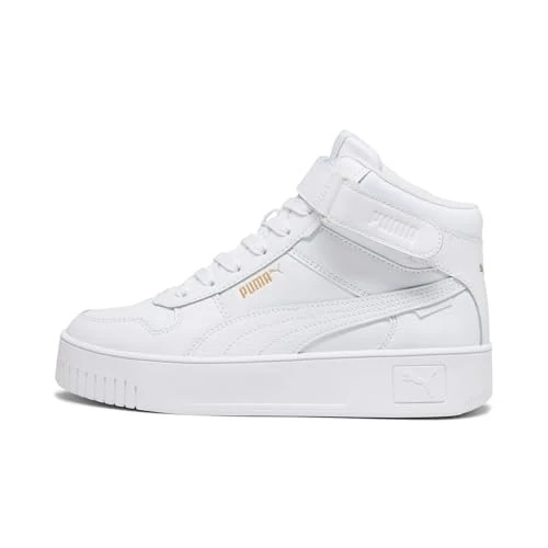 Offre limitee: PUMA Women Carina Street Mid Baskets, White Gold, 41 EU de 55.58 EUR a 55.58 EUR (economie 0%)