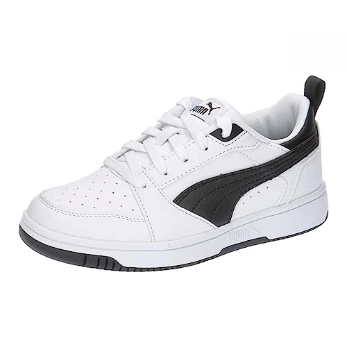 Puma Puma Rebound V6 LO PS, Basket, Puma White-Puma Black,