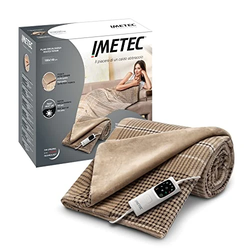 Oferta limitada: Imetec Adapto Elegance, Plaid Calefactable, Manta Eléctrica,Tejido Suave 180 x 140 Cm,Ahorro Energético,Tecnología Adapto, Óptimo, Calentamiento Rápido, 6 Temperaturas, Lavable,Marrón, 1.75 kilograms de 107.00 EUR a 107.00 EUR (ahorro 0%)