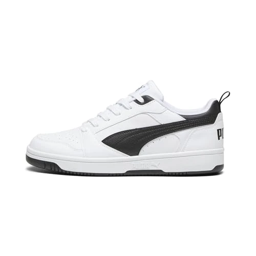 Offerta a tempo: PUMA Rebound V6 Low, Sneaker Unisex - Adulto, White Black Black, 43 EU - 0.00% da 36.00 € a 36.00 €