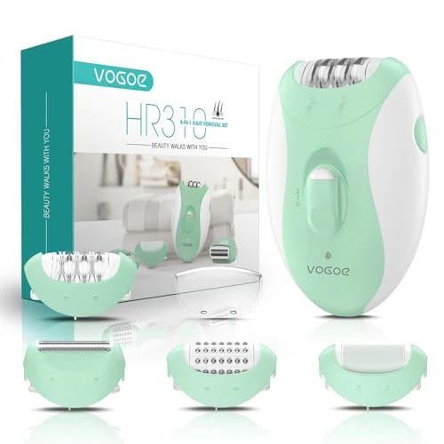 Offerta a tempo: VOGOE Epilatore per Donne, Epilatori 4 in 1 Depilazione del corpo, HR310 - 15% da 45.99 € a 38.99 €