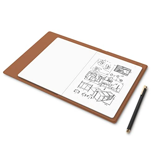 HUION Note X10 Grafiktablett für Laptop, Digital 2-in-1 Kabelloses Bluetooth Notizbuch, Elektronischer Notizblock für Notizen, Zeichnungen und Meetings