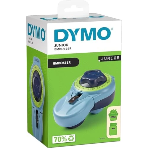 Offerta a tempo: DYMO Etichettatrice a rilievo Junior | stampante per etichette 3D con diseño ABS ultrarresistente - 0.00% da 14.14 € a 14.14 €