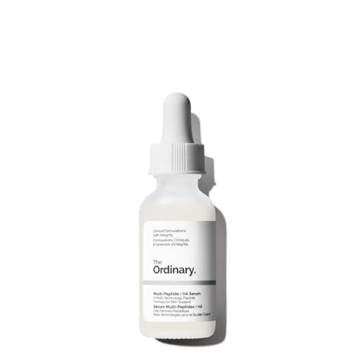 The Ordinary Sérum Multi-Peptides + Acide Hyaluronique, Formule anti-âge pour éliminer les pattes d'oie, améliorer l'élasticité et la fermeté de la peau, 30 ml