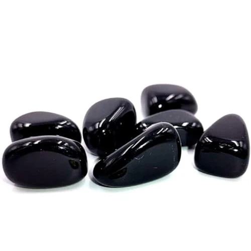 Offerta a tempo: TENET- 5 PEZZI pietra naturale burattata levigata per cristalloterapia, reiki e meditazione - 20-25 mm (OSSIDIANA NERA) - 36% da 10.90 € a 7.00 €