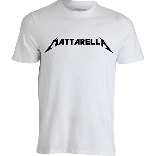 Camiseta Presidente Mattarella Linda Camiseta Hombre Mujer Niño, Color blanco., 9-11 años