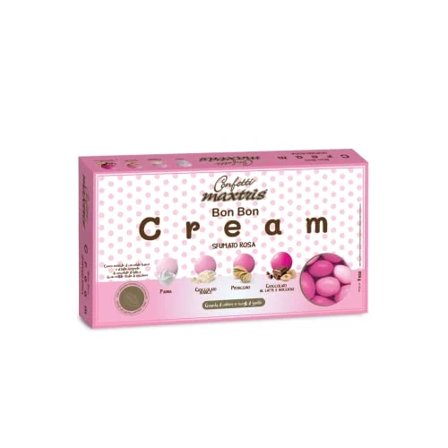 Confetti Maxtris, Bon Bon Cream Sfumato Roze