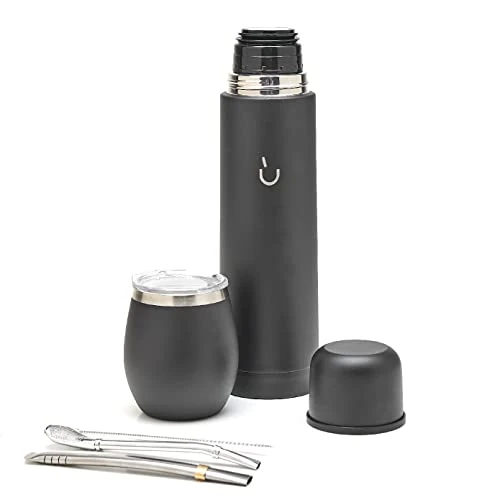 Oferta limitada: BALIBETOV 750 ml Set Completo de Yerba Mate – Taza Mate de 236 ml, Botella Térmica, Bombilla y Cepillo de Limpieza – Aislamiento al Vacío de Doble Pared – Sin BPA – Fácil de Limpiar de 29.99 € a 29.99 € (ahorro 0.00%)