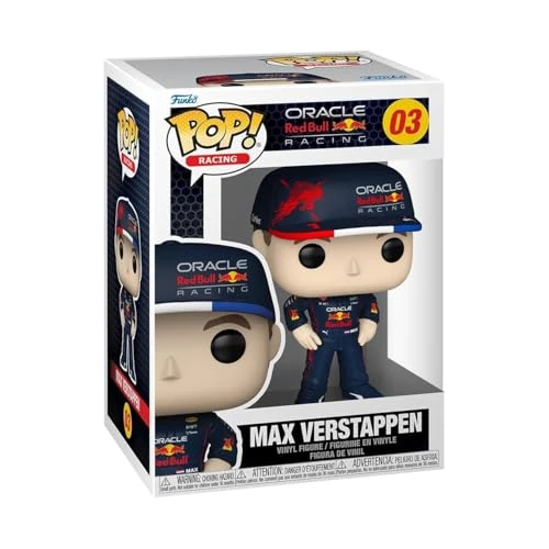 Oferta ograniczona: Funko POP! Vinyl: Formuła 1 - Max Verstappen - Red Bull F1 - kolekcjonerska figurka winylowa - pomysł na prezent - oficjalny towar - zabawki dla dzieci i dorosłych - fani sportu z 86.92 EUR na 86.92 EUR (znizka 0%)
