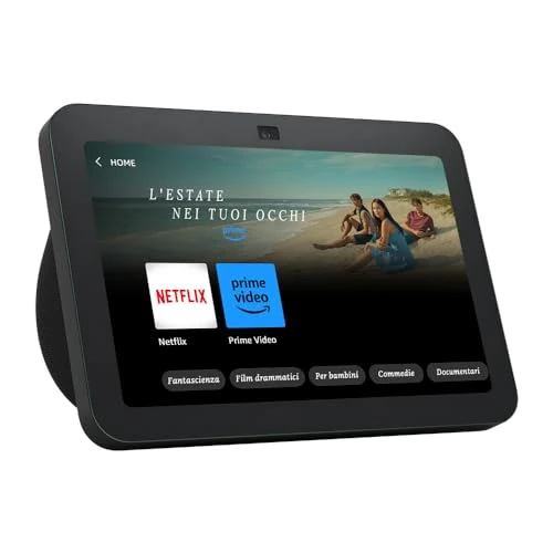 Offre limitee: Echo Show 8 (3e génération, modèle 2023) | Écran tactile HD connecté avec son spatial, hub connecté intégré et Alexa | Anthracite de 169.99 EUR a 99.99 EUR (economie 41%)