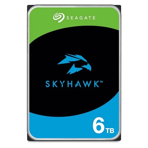 Offerta a tempo: Seagate SkyHawk 6TB, Unità disco interna, 3.5", SATA 6 GB/s, Data Rescue Service (ST6000VXZ09) - 0.00% da 325.23 € a 325.23 €