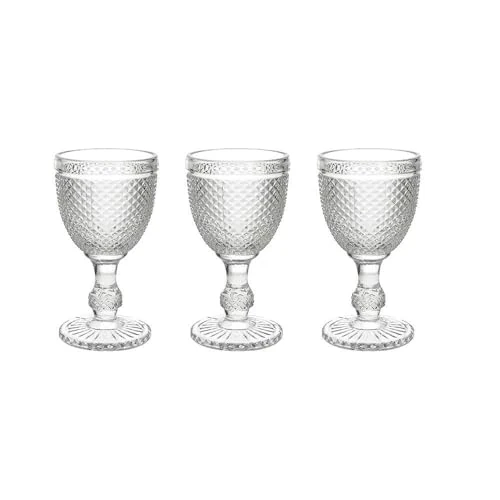 Limited-time offer: Tognana Diamante Set of 3 Clear Glass goblets cc 280 from 22.01 GBP to 22.01 GBP (save 0%)