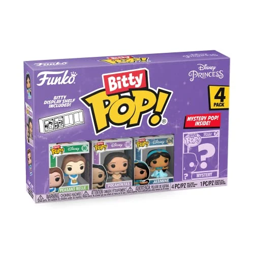 Oferta limitada: Funko Bitty POP! Disney Princesa - Belle 4 Paquete Incluye Belle (yellow Dress), Pocahontas, Jasmine, And A Mystery Figure Y Una Mini Figura Misteriosa De Sorpresa - 2.3 Cm - Idea De Regalo de 16.00 EUR a 12.95 EUR (ahorro 19%)