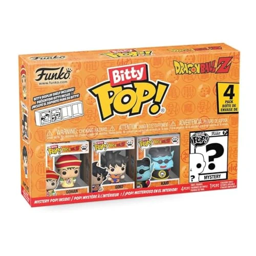Funko Bitty Pop! DBZ - Cell - (First Form) 4PK - Cell (First Form), Android 17, Android 18 et Une Mini-Figurine Mystère en Surprise - 2.2 Cm - Dragon Ball Z Collectionnable - Idée de Cadeau