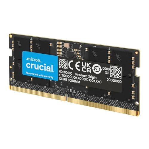 Oferta limitada: Crucial RAM DDR5 64GB Kit (2x32GB) 5600MHz SODIMM, Memoria para Ordenador Portátil/Laptop, Mini PC (o 5200MHz / 4800MHz) CL46 - CT2K32G56C46S5 de 949.05 € a 949.05 € (ahorro 0.00%)