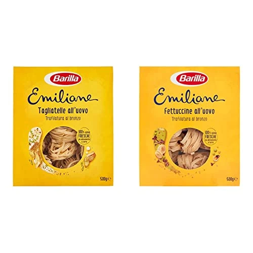 Offerta a tempo: Barilla Pasta all'Uovo Le Emiliane Tagliatelle - 500 g & Pasta all'Uovo — 8% da 5,18 € a 4,76 €