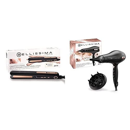 Offerta a tempo: Bellissima Imetec Creativity Ceramic & Tourmaline, Piastra Per Capelli — 29% da 119,89 € a 84,98 €
