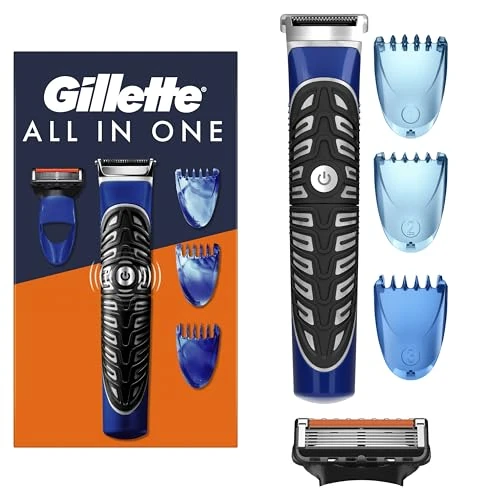 Gillette Precyzyjna maszynka do strzyżenia ciała i brody 4 w 1 dla mężczyzn, maszynka do golenia i rzeźbiarza