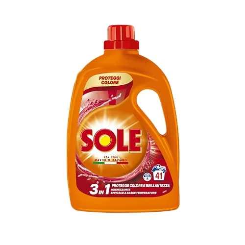 Sole Detergent do pralki Nowa formuła Ochrona Kolorów 41 Prań, 1845 l