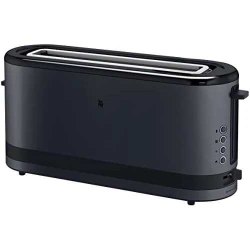 Offre limitée : WMF Grille-pain longue fente, 2 tranches avec support à pain, grille-pain étroit, XXL, fonction bagel, 7 niveaux de torréfaction, 900 W, en acier inoxydable, mat, noir de 138.29 € à 138.29 € (0.00% de remise)