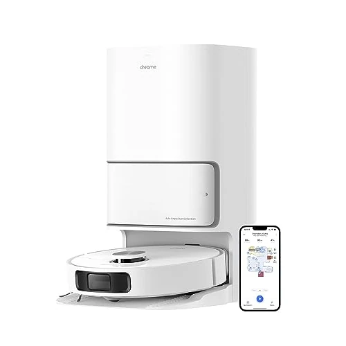 DREAME L10s Pro Ultra Heat Robot Aspirapolvere e Lavapavimenti, Estensione del Mocio, Mocio autopulente con Acqua Calda, Aspirazione 7.000 Pa, Lavaggio e Pulizia Pavimenti con Doppio Mocio