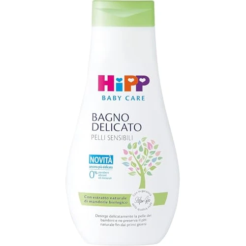 Tijdelijke aanbieding: HiPP - Baby Care - Zachte douchebad voor kinderen, reinigt en regenereert zacht, geen tranen, voor de gevoelige huid, pH-neutraal, met natuurlijk biologisch amandelextract, 1 stuk, 350 ml van 12.95 € naar 12.95 € (0.00% korting)