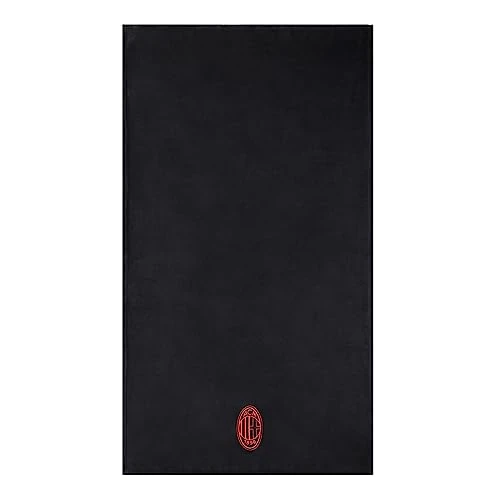 Tijdelijke aanbieding: AC Milan Blanket Officieel product, deken/plaid Pet, 100 x 150 cm van coral fleece, uniseks, volwassenen, zwart, eenheidsmaat van 21.00 EUR naar 21.00 EUR (korting 0%)