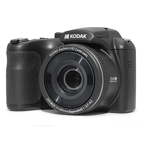 Offre limitee: KODAK Pixpro Astro Zoom AZ255 - Appareil Photo Bridge Numérique 16 MP, Zoom Optique 25X, Vidéo HD 1080p, Grand Angle 24 mm, Stabilisateur Optique, Écran LCD 3" - Noir de 199.99 EUR a 139.99 EUR (economie 30%)