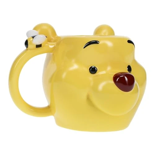 Tasse Winnie l'Ourson - Tasse Disney Classique Officielle de Winnie & Abeille, Parfaite pour Thé ou Café, Céramique Disney, 350ml (11 fl oz)