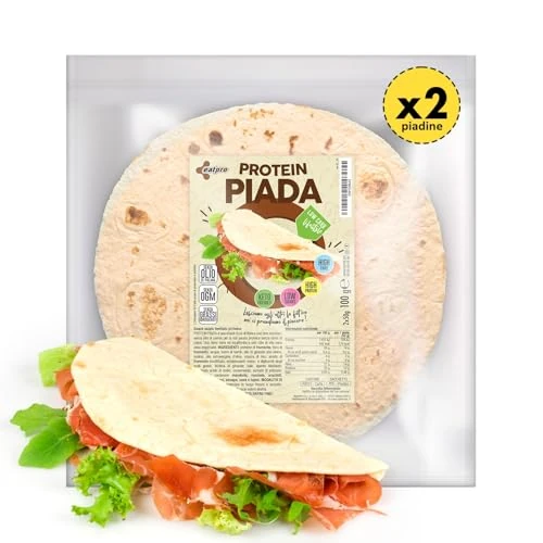 Offre limitée : EatPro Piadina Protéinée Keto Low Carb, – 2 Pièces x 50 g de 7.90 € à 6.70 € (15% de remise)