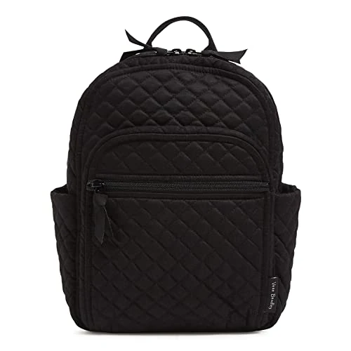 Offre limitée : Vera Bradley Small Backpack Sac à Livres, Noir-Coton recyclé, Taille Unique Femme de 70.39 € à 70.39 € (0.00% de remise)