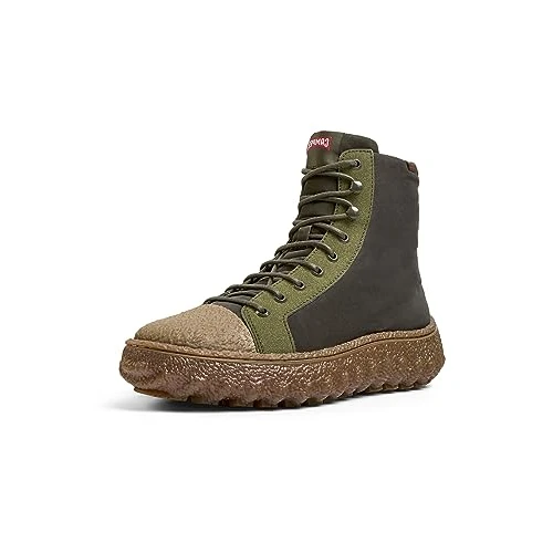 Camper Men's Ground K300405 Ankle Boot, Dark Green, 8 UK
