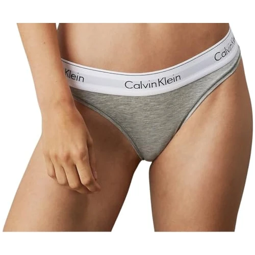 Calvin Klein Brazylijki damskie, Szary (szary wrzos), XL