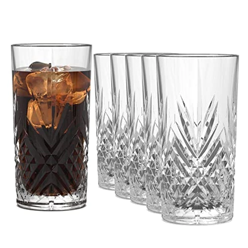 Offerta a tempo: Bicchieri da liquore in vetro lavabili in lavastoviglie - Set di bicchieri acqua da 380 ml - Bicchiere vetro 6 pezzi – Set 6 bicchieri da amaro - 14% da 35.99 € a 30.86 €
