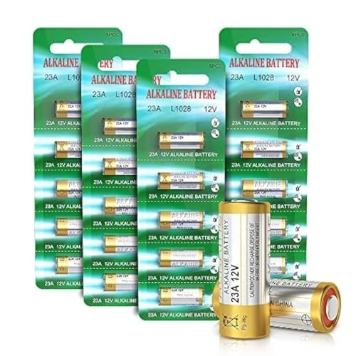 Oferta limitowana: Baterie alkaliczne 23A 12 V A23S MN21/23 L1028 A23 12 V, 20 sztuk z 49.99 zł na 49.99 zł (oszczędź 0.00%)